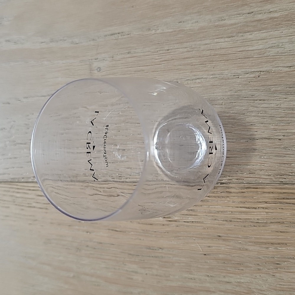 La Crema Clear Plastic Wine Cup